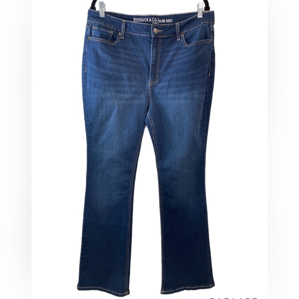 Roebuck & Co Slim boot high rise dark wash jeans